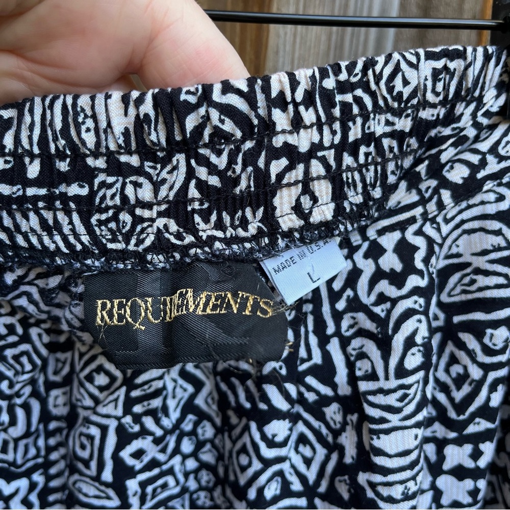 Requirements Black and White Geometric Maxi Skirt - Picture 2 of 3